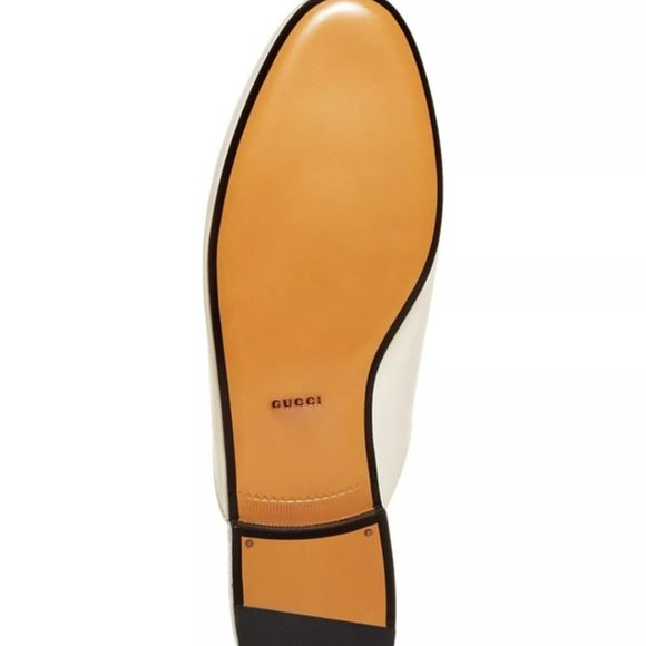Gucci Princetown Leather Slipper White -8.5 - Picture 2 of 13